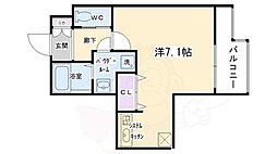 ベラジオ京都高台寺 5階1Kの間取り