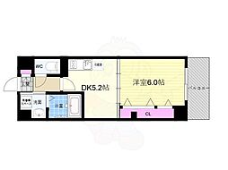 CYPRESS太子道（サイプレス） 2階1DKの間取り