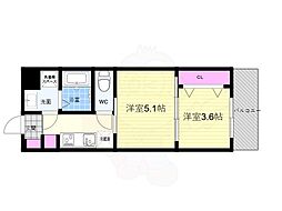 クレストタップ京都丹波口 2階