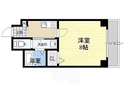サムティ上堀川 1Kの間取図画像
