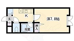 D'sLYRA 1Kの間取図画像