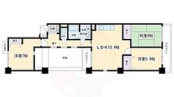 せんぼん有彩館 3LDKの間取図画像