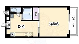 ブルク 1DKの間取図画像