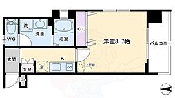 ベラジオ西陣聚楽 1Kの間取図画像