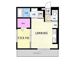Cozy Cote 上鳥羽 2階