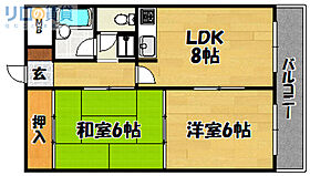 大阪府大阪市東淀川区豊新5丁目（賃貸マンション2LDK・4階・43.74㎡） その2