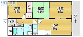 大阪府大阪市東淀川区井高野4丁目（賃貸マンション3LDK・1階・55.00㎡） その2