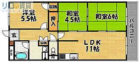 大阪府大阪市東淀川区豊里7丁目（賃貸マンション3LDK・10階・60.21㎡） その2