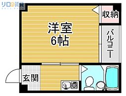 間取図画像 1K
