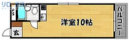 ロイヤルハイツ豊里A ワンルームの間取図画像