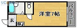上新ビル7 1Kの間取図画像