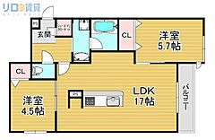 物件の間取り