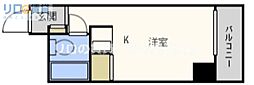 レバンガAP新大阪イースト ワンルームの間取図画像