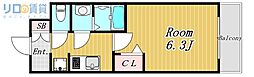 アドバンス新大阪ウエストゲート 1Kの間取図画像