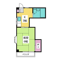 コトミハウス 1Kの間取図画像