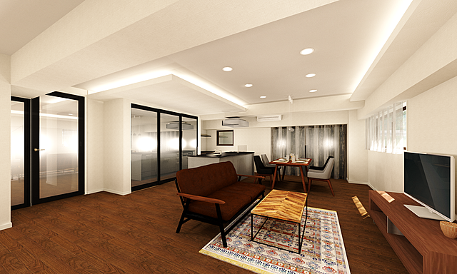 リビング/ダイニング ルーブル小石川 5階/-