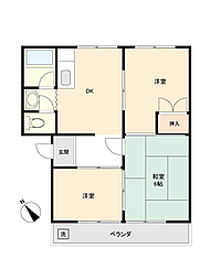 間取図画像 3DK