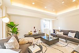 朝日広尾マンション 3LDKのリビング/ダイニング