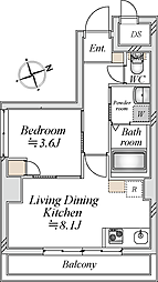 間取図画像 1LDK