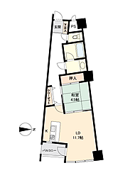 間取図画像 1LDK