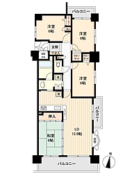 ユニーブル栄イースト 4LDKの間取り