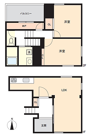 間取り 府中市新町3丁目24-13