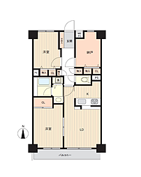 間取図画像 2SLDK