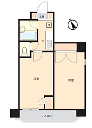 メゾン・ド・エグレット 2Kの間取図画像