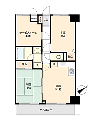 間取図画像 2SLDK