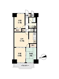 エンゼルハイム吉原 3LDKの間取図画像