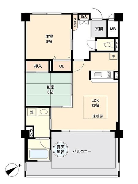 間取りを拡大表示
