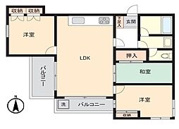 間取図画像 3LDK