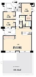 ダイアパレス星川 3LDKの間取図画像