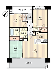 間取図画像 3LDK