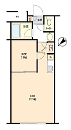 メゾン安比2 1LDKの間取図画像