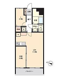 武蔵野コーポラス 1SLDKの間取図画像
