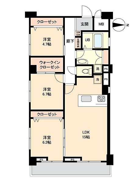 間取りを拡大表示