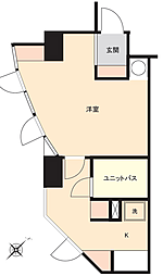 宇都宮ダイカンプラザスポーツメント 1Kの間取図画像