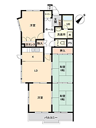 ライオンズマンション鳴海 4DKの間取図画像