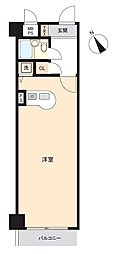 ホーユウパレス高崎並榎 ワンルームの間取図画像