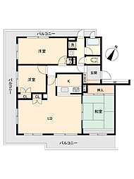 ライオンズマンション下永谷 3LDKの間取図画像