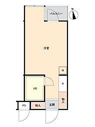 TOP曳舟NO1 ワンルームの間取図画像