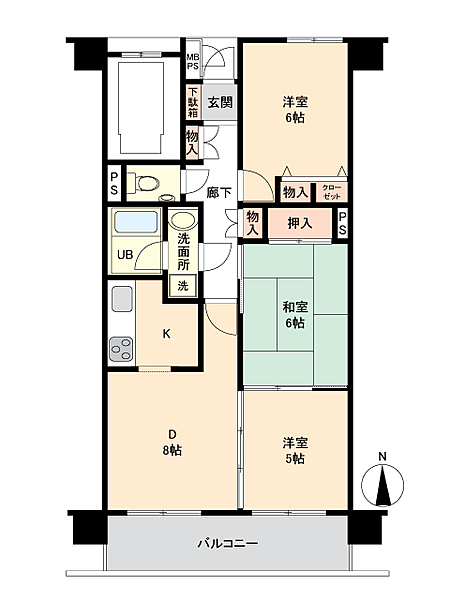 間取りを拡大表示