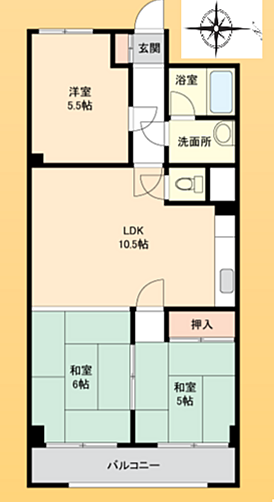 間取りを拡大表示