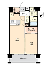ライドリンク王子神谷 1LDKの間取図画像