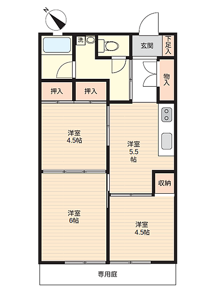 間取りを拡大表示