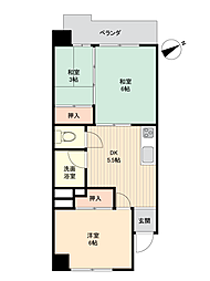 亀有第9ウィーンハイツ 2SKの間取図画像