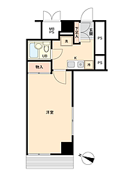 盛岡ダイカンプラザCity 1Kの間取図画像