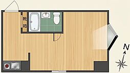 日昭マンション ワンルームの間取図画像
