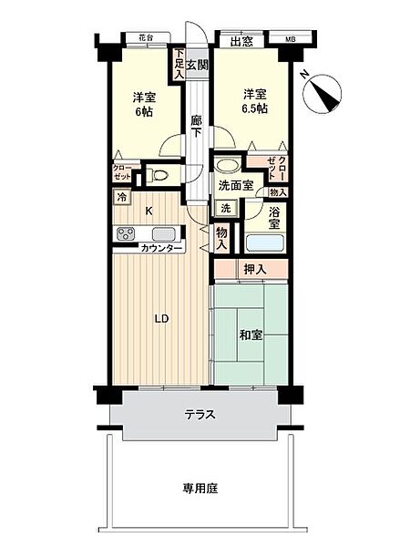 間取りを拡大表示